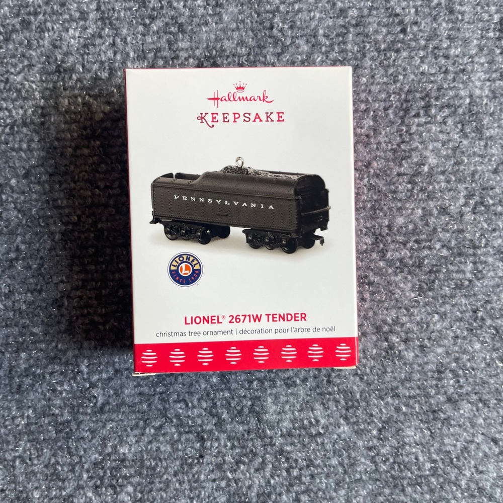 Hallmark Keepsake 2017 Lionel 2671W Tender Pennsylvania Train Ornament Diecast